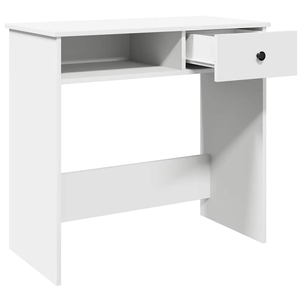 vidaXL Desk White 80x40x75 cm Engineered Wood