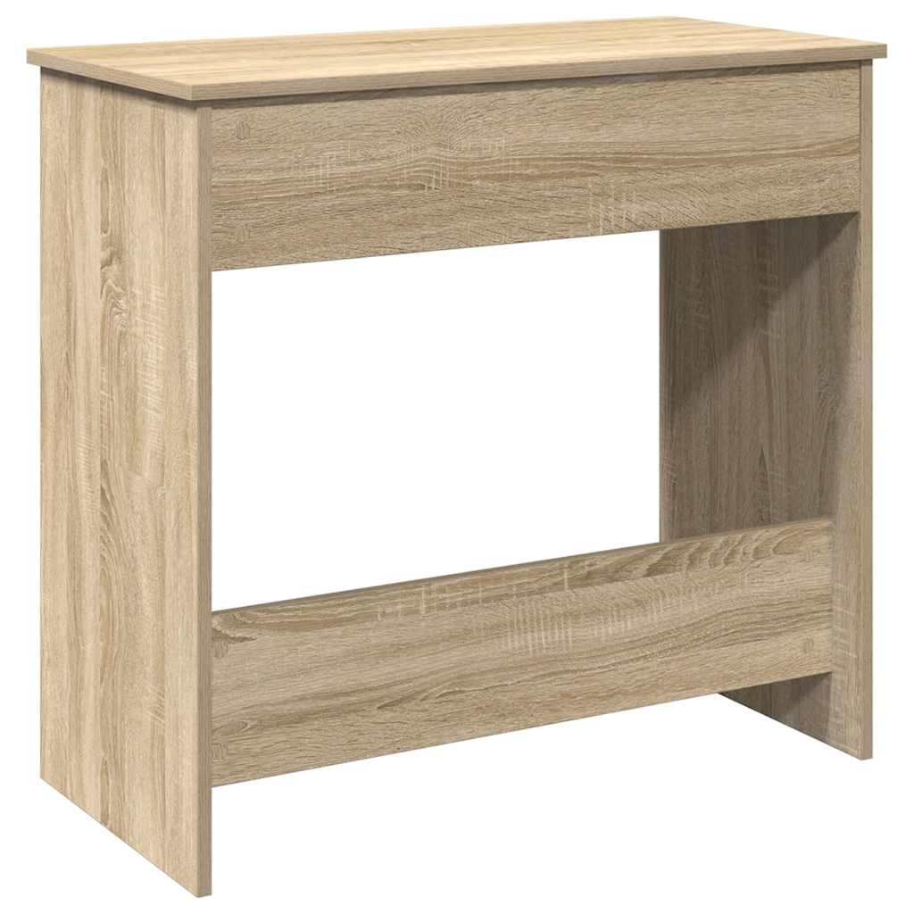 vidaXL Desk Sonoma Oak 80x40x75 cm Engineered Wood