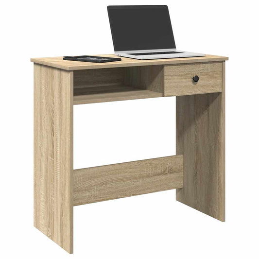 vidaXL Desk Sonoma Oak 80x40x75 cm Engineered Wood