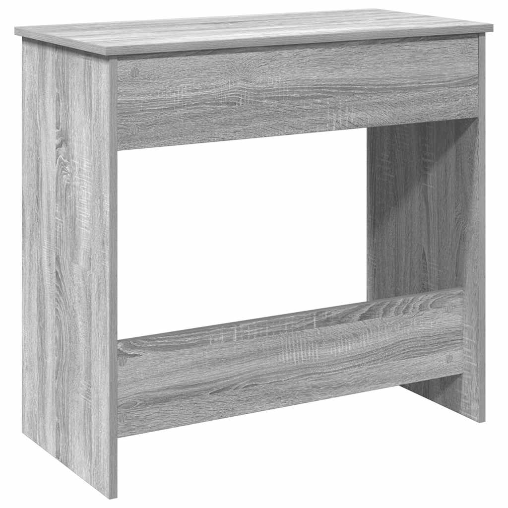 vidaXL Desk Grey Sonoma 80x40x75 cm Engineered Wood