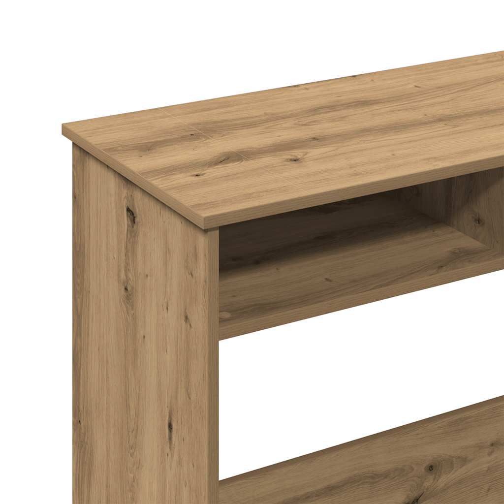 vidaXL Desk Artisan Oak 80x40x75 cm Engineered Wood