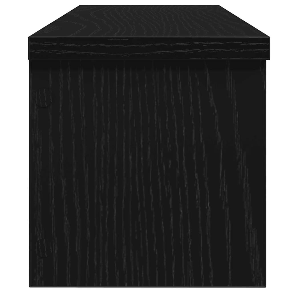 vidaXL Kitchen Racks Stackable 2 pcs Black 50x15x16 cm