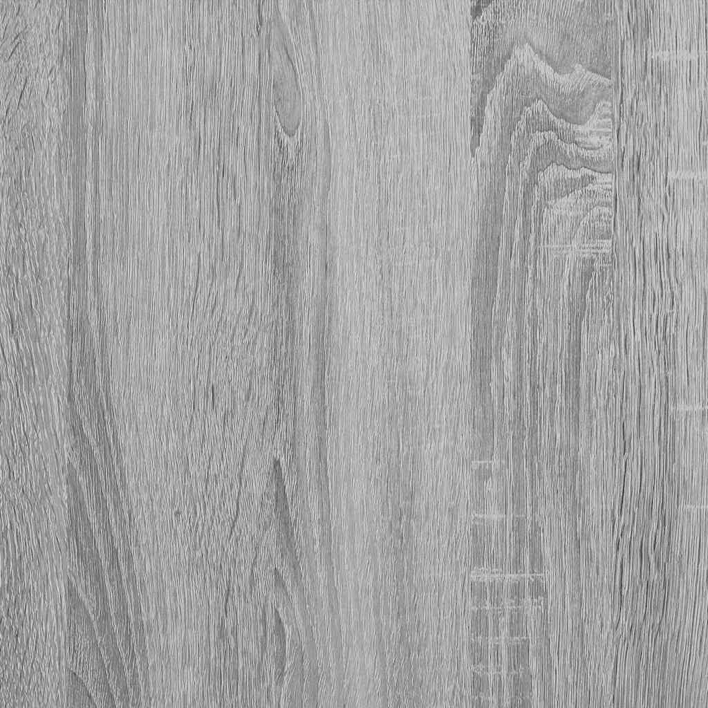 Wall Corner Shelf Grey Sonoma 32x32x127,5 cm Engineered Wood