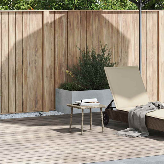 Garden Coffee Table Rectangular Light Grey 40x40x37 cm