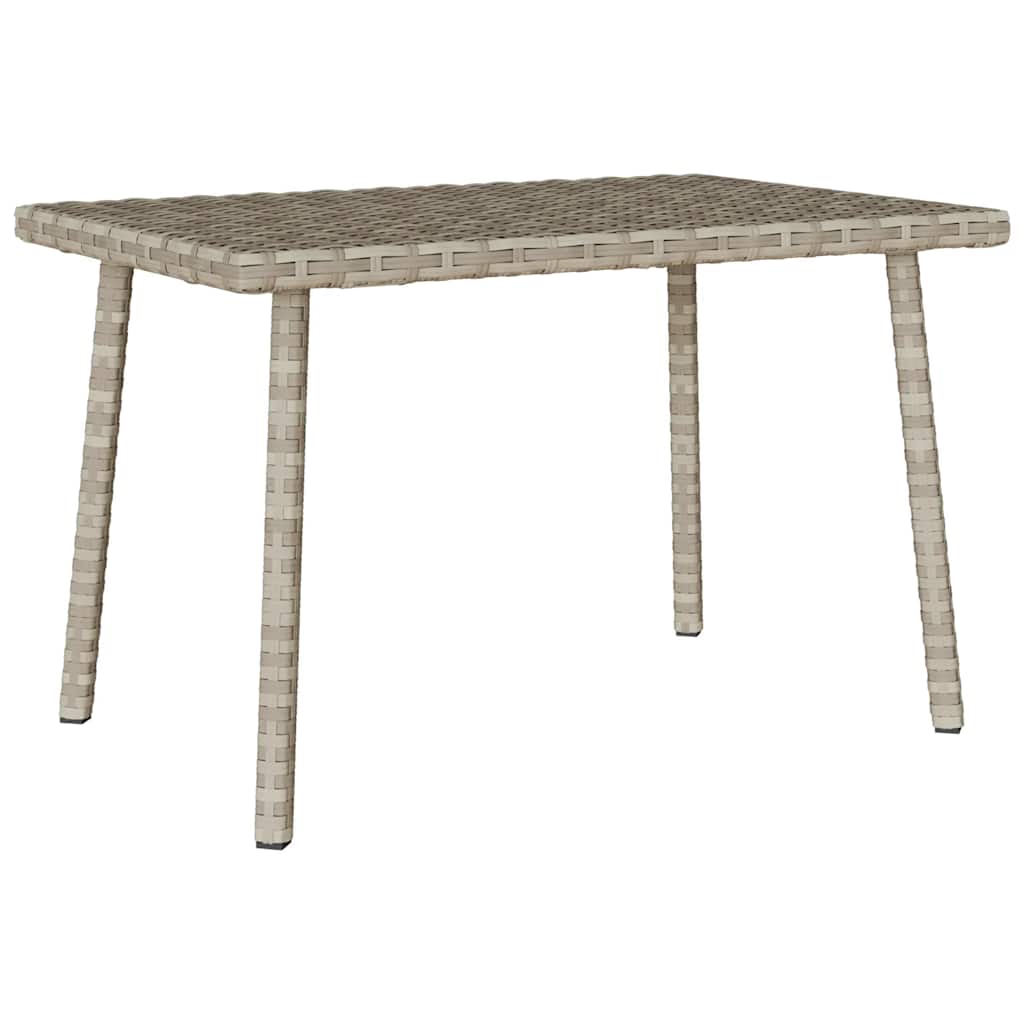 Garden Coffee Table Rectangular Light Grey 60x40x37 cm