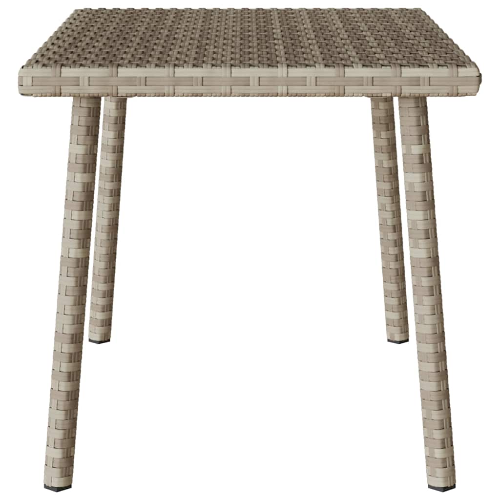 Garden Coffee Table Rectangular Light Grey 60x40x37 cm