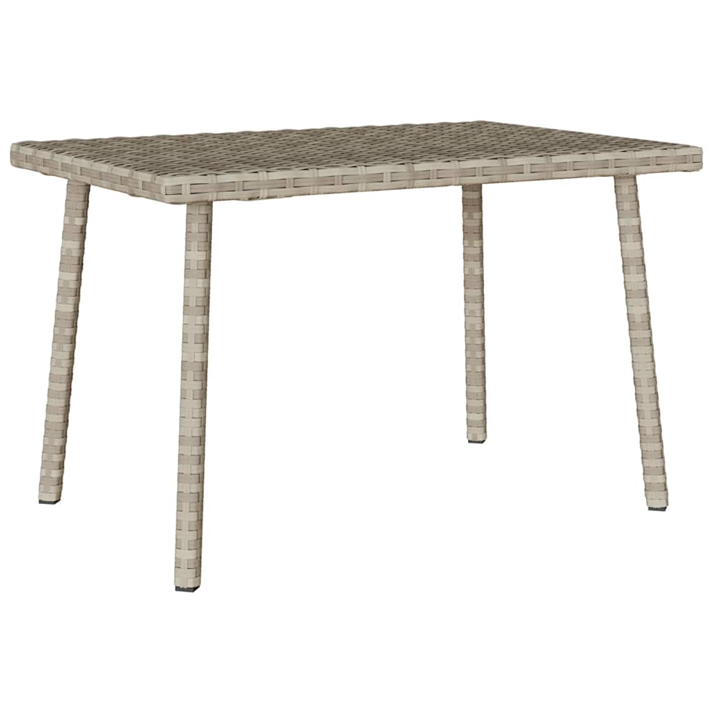 Garden Coffee Table Rectangular Light Grey 60x40x37 cm
