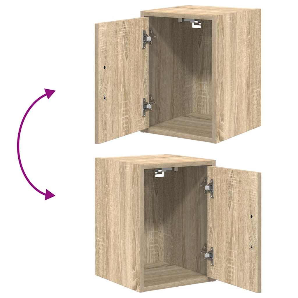 Garage Wall Cabinets 2 pcs Sonoma Oak Engineered Wood