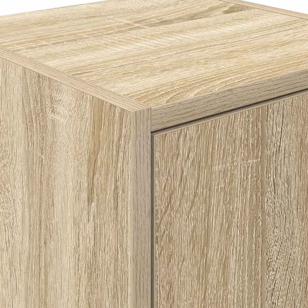 Garage Wall Cabinets 2 pcs Sonoma Oak Engineered Wood