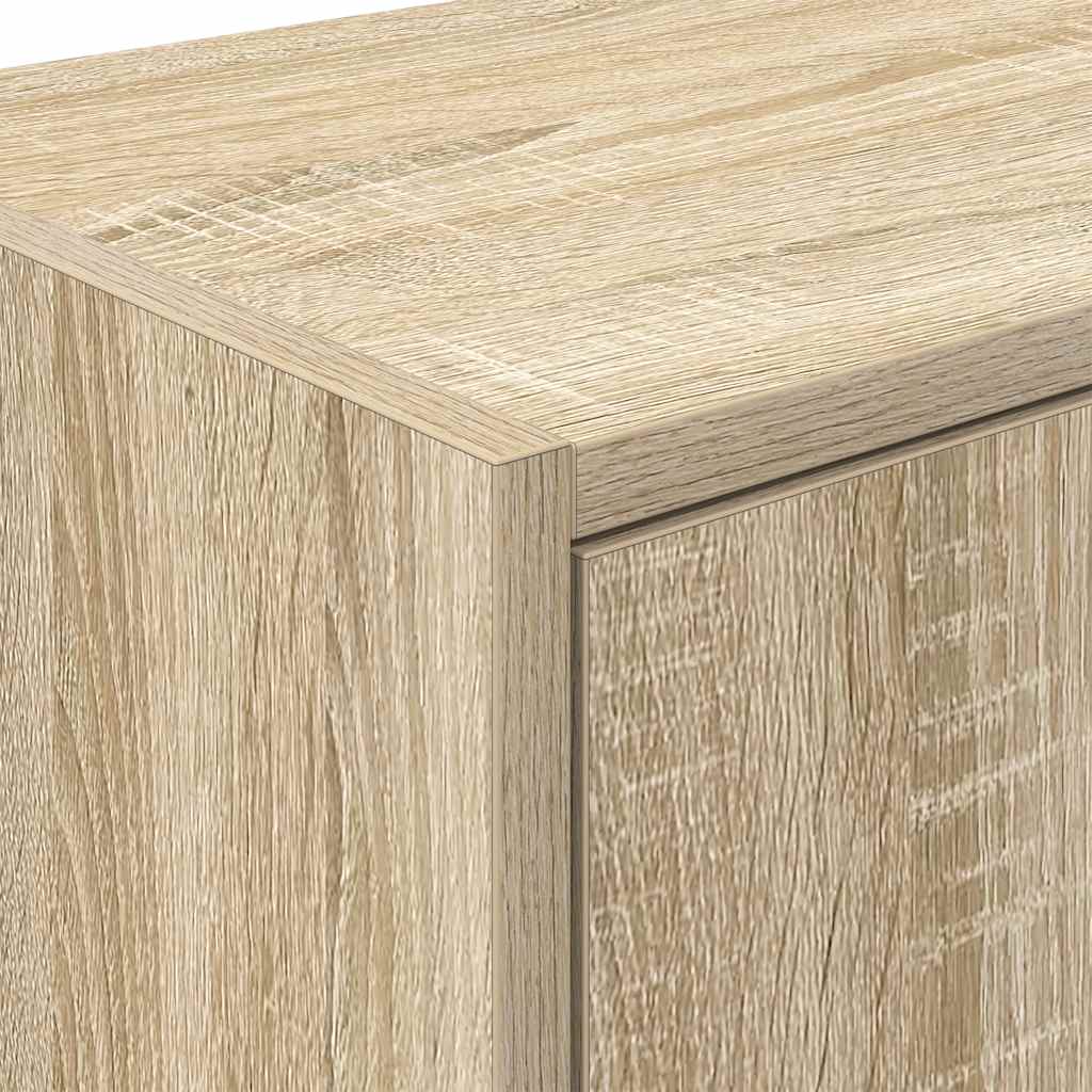 Garage Wall Cabinets 2 pcs Sonoma Oak Engineered Wood