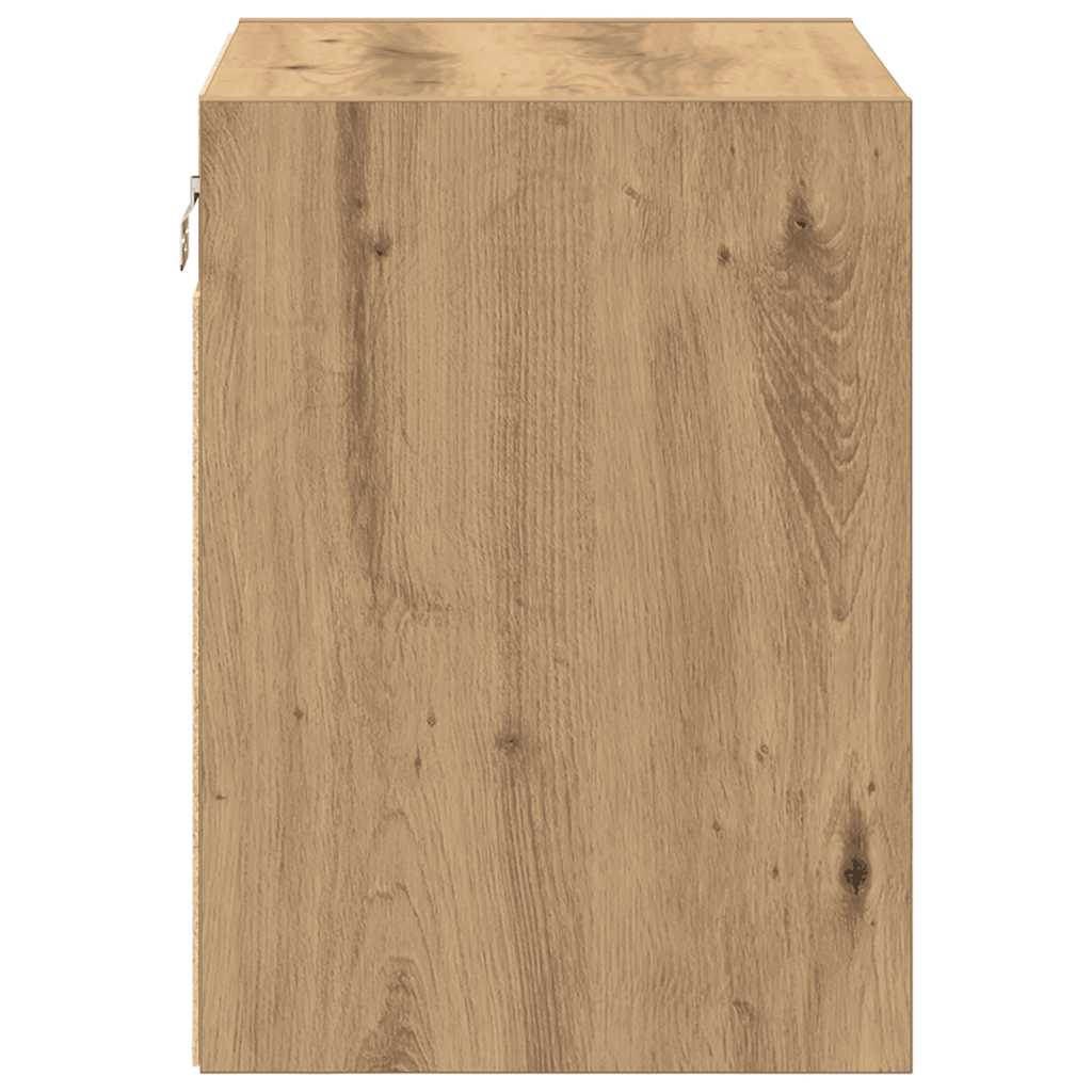 Garage Wall Cabinet Artisan Oak Engineered Wood