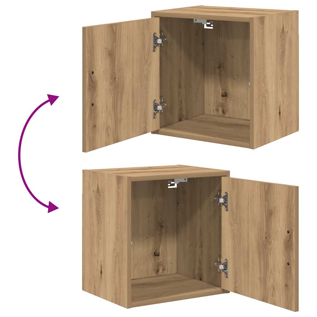 Garage Wall Cabinets 2 pcs Artisan Oak Engineered Wood