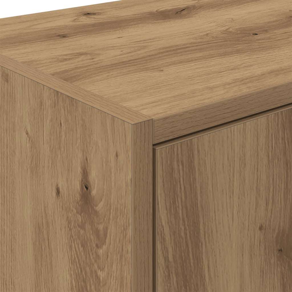 Garage Wall Cabinets 2 pcs Artisan Oak Engineered Wood