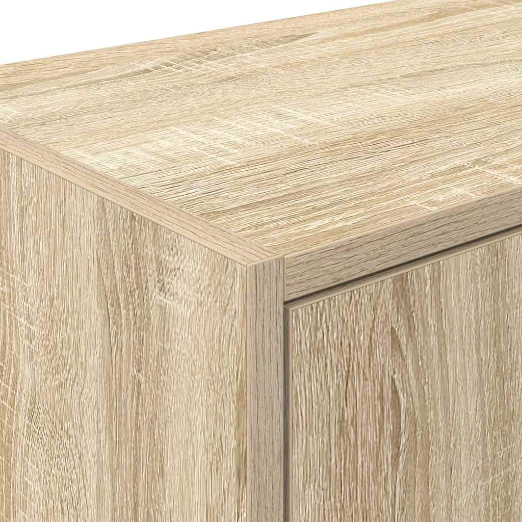 Garage Wall Cabinets 2 pcs Sonoma Oak Engineered Wood