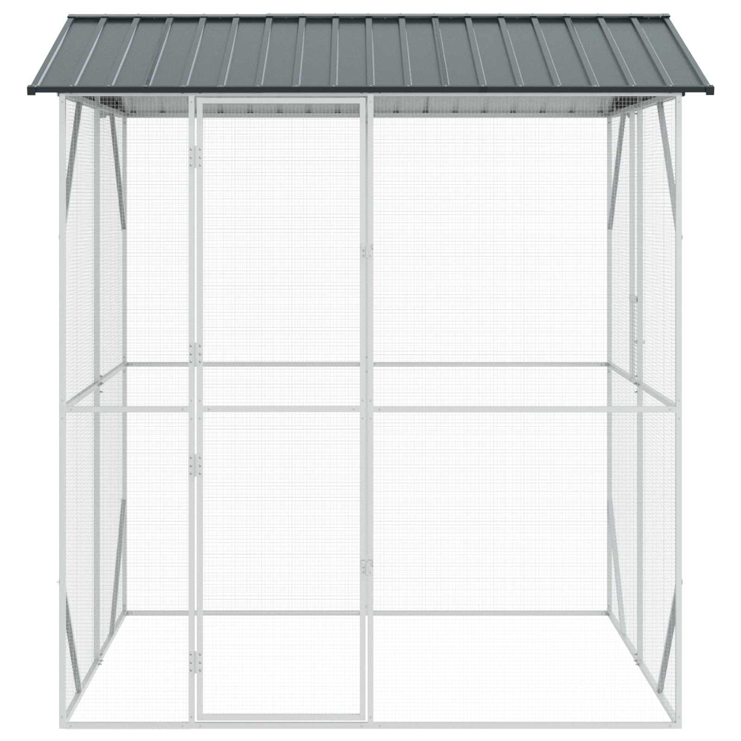 Bird Cage Anthracite 215 x 208 x 247 cm Galvanised Steel