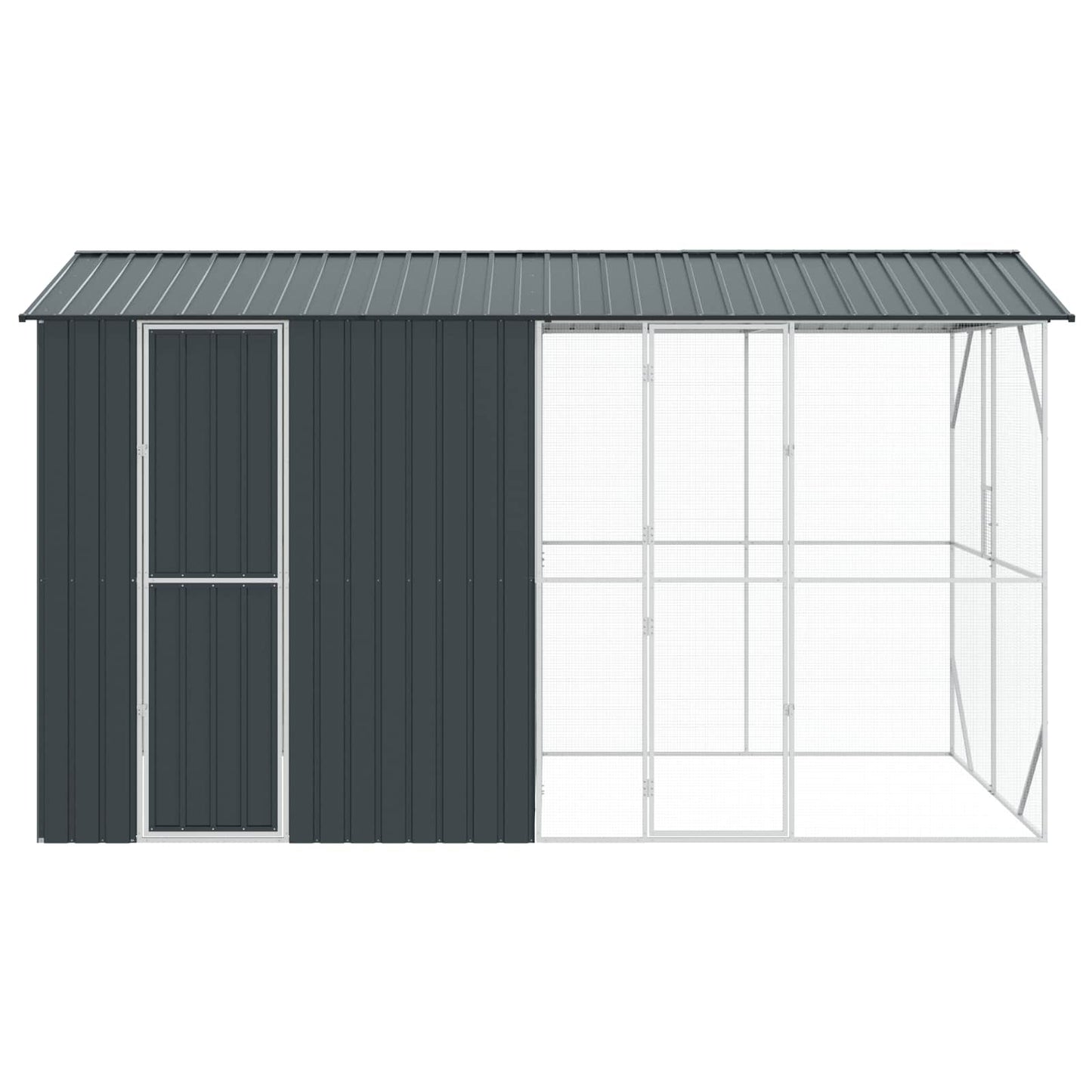 Bird Cage Anthracite 430 x 208 x 247 cm Galvanised Steel