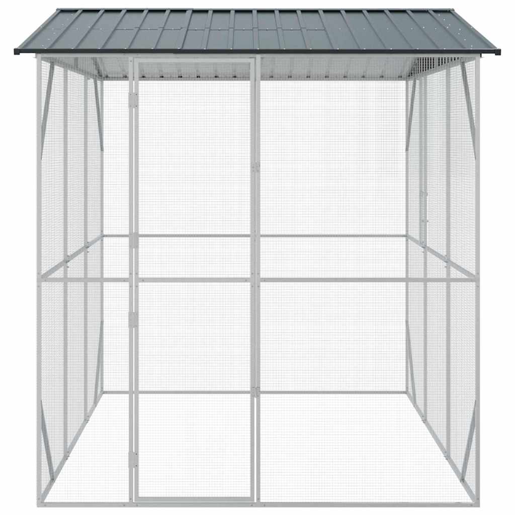 Bird Cage Anthracite 227 x 310 x 247 cm Galvanised Steel