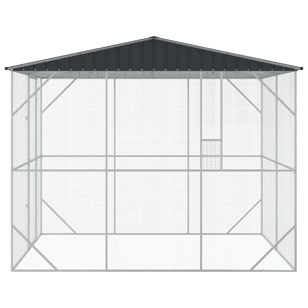 Bird Cage Anthracite 227 x 310 x 247 cm Galvanised Steel