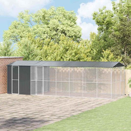 Bird Cage Anthracite 860 x 310 x 247 cm Galvanised Steel