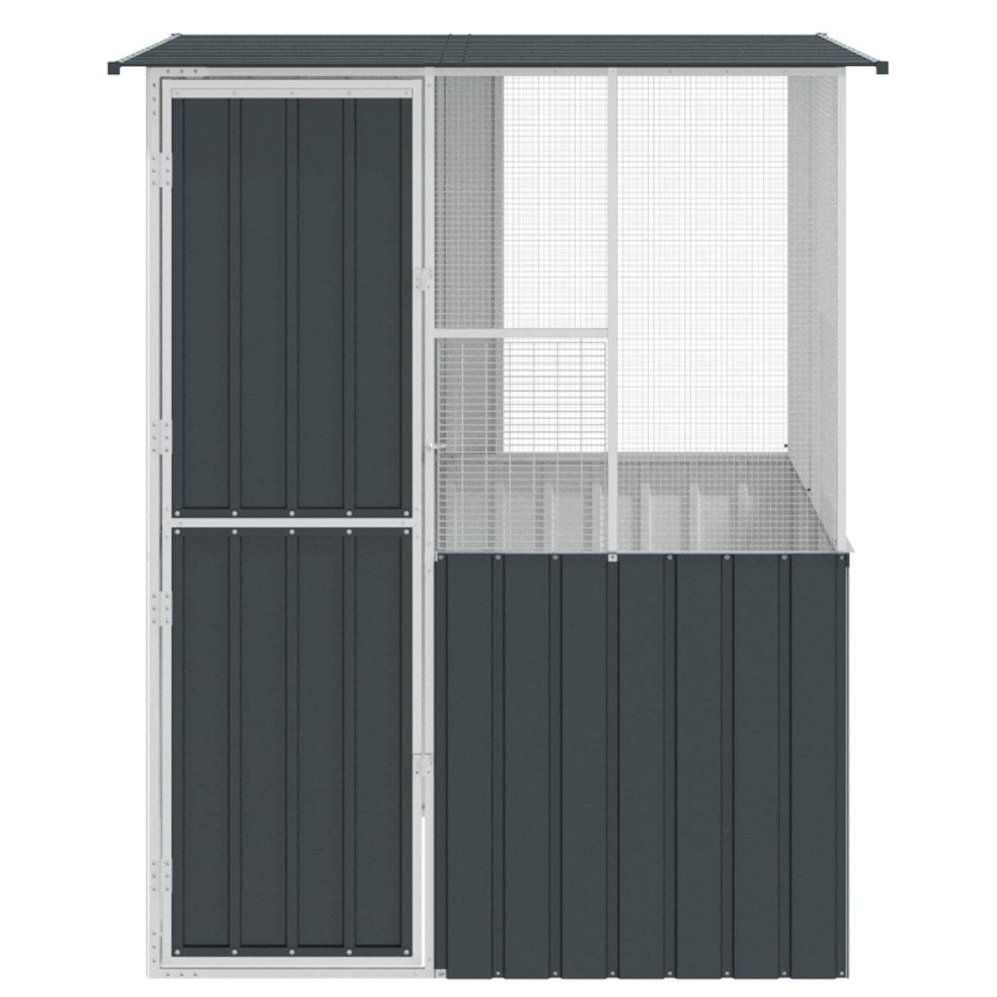 Bird Cage Anthracite 165 x 165 x 200 cm Galvanised Steel