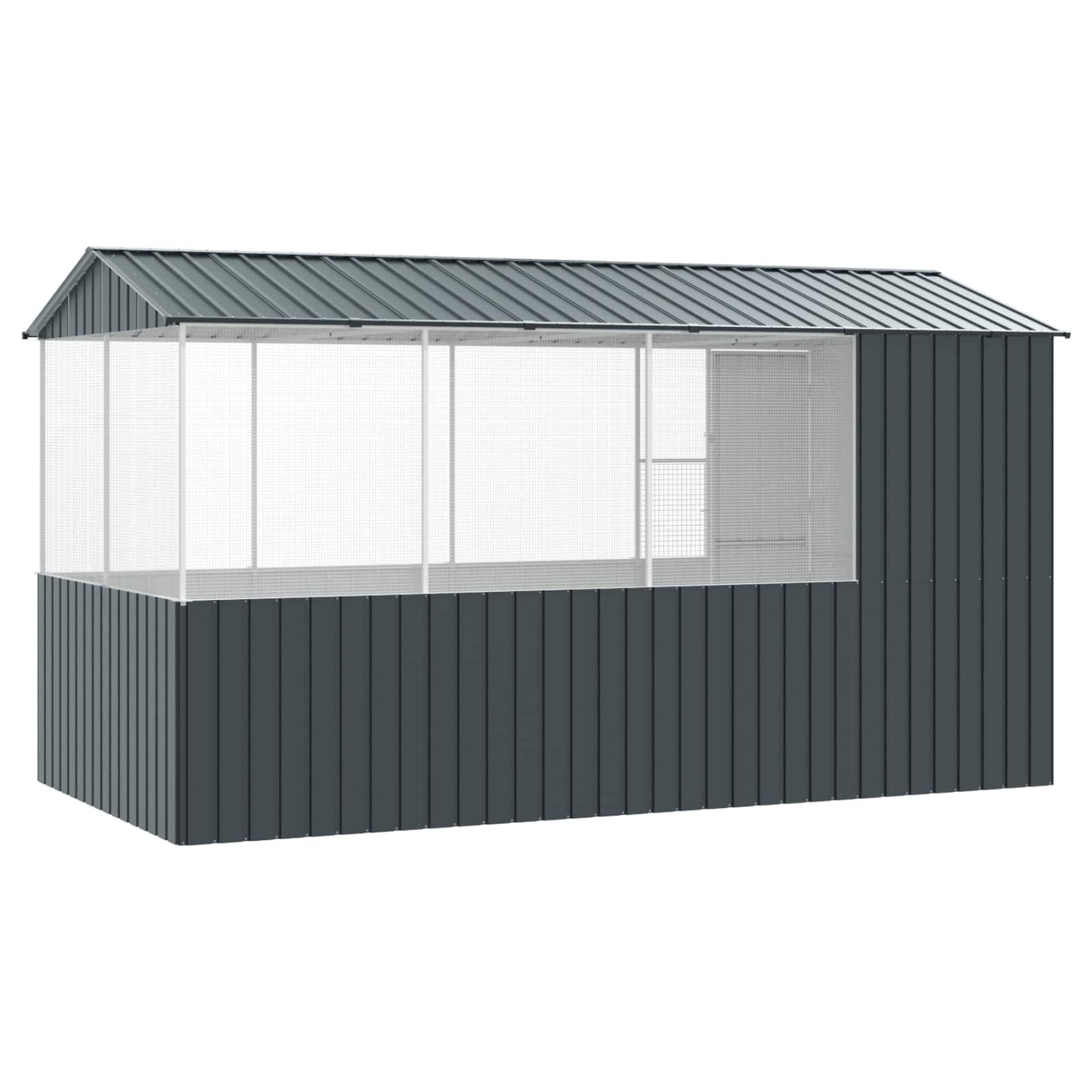 Bird Cage Anthracite 410 x 210 x 230 cm Galvanised Steel