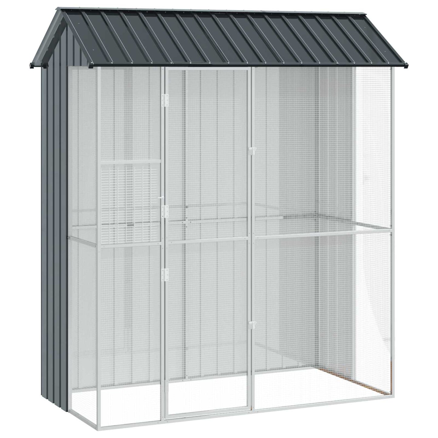 Bird Cage Anthracite 215 x 110 x 247 cm Galvanised Steel