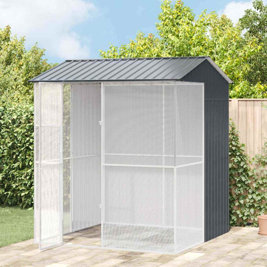 Bird Cage Anthracite 215 x 210 x 247 cm Galvanised Steel