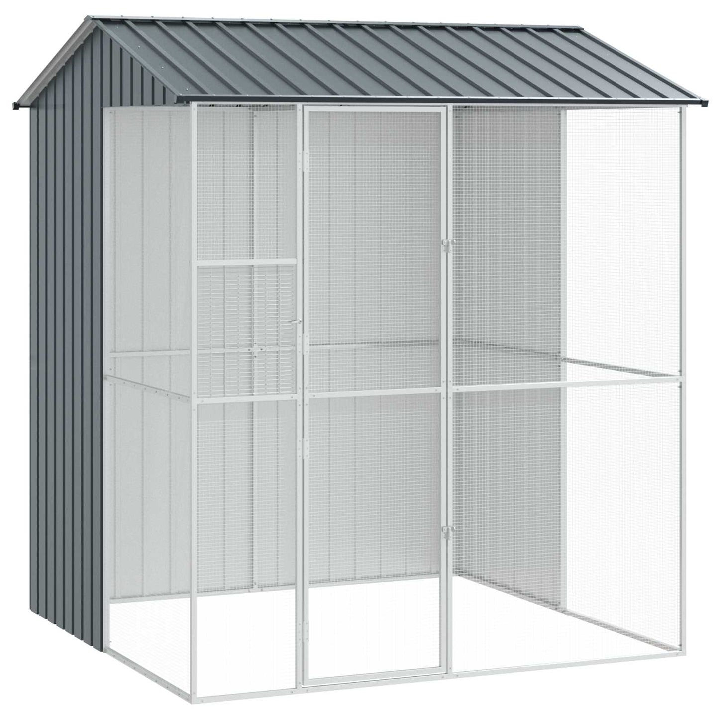 Bird Cage Anthracite 215 x 210 x 247 cm Galvanised Steel