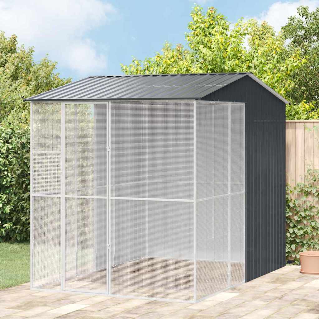 Bird Cage Anthracite 215 x 310 x 247 cm Galvanised Steel