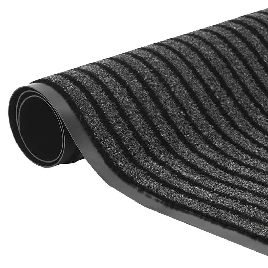 Doormat Black 80 x 120 cm Polypropylene
