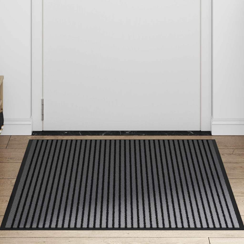 Doormat Black 80 x 120 cm Polypropylene