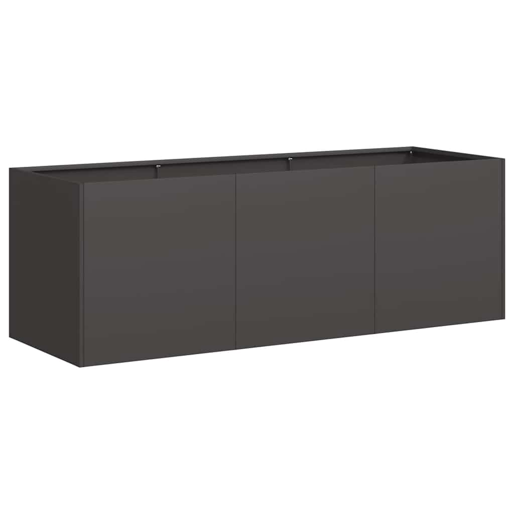 vidaXL Planter Black 120x40x40 cm Cold-rolled Steel