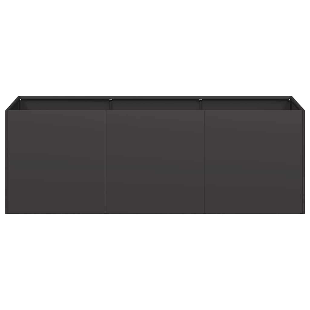 vidaXL Planter Black 120x40x40 cm Cold-rolled Steel