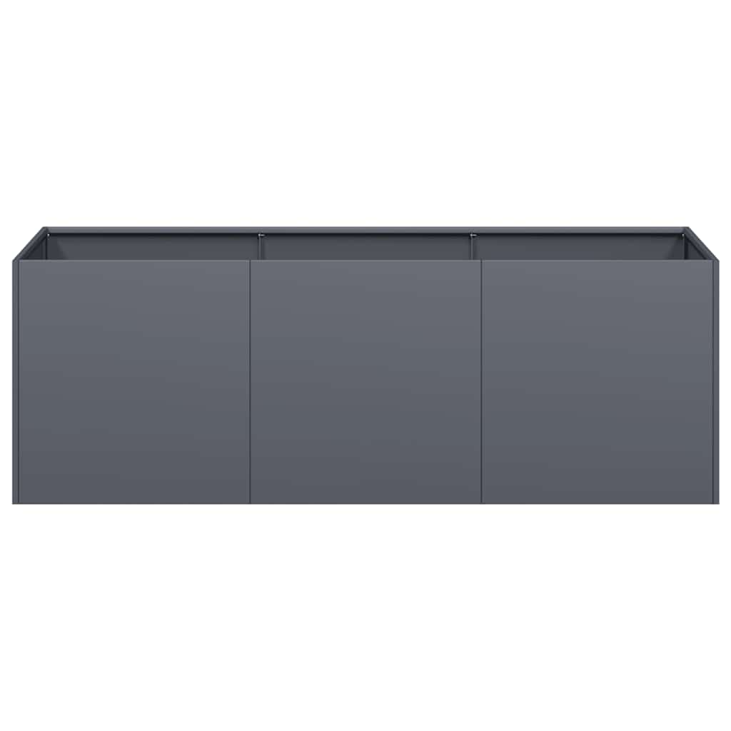 vidaXL Planter Anthracite 120x40x40 cm Cold-rolled Steel