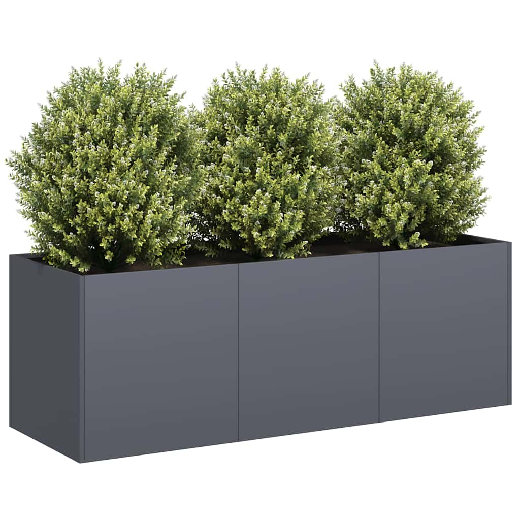 vidaXL Planter Anthracite 120x40x40 cm Cold-rolled Steel