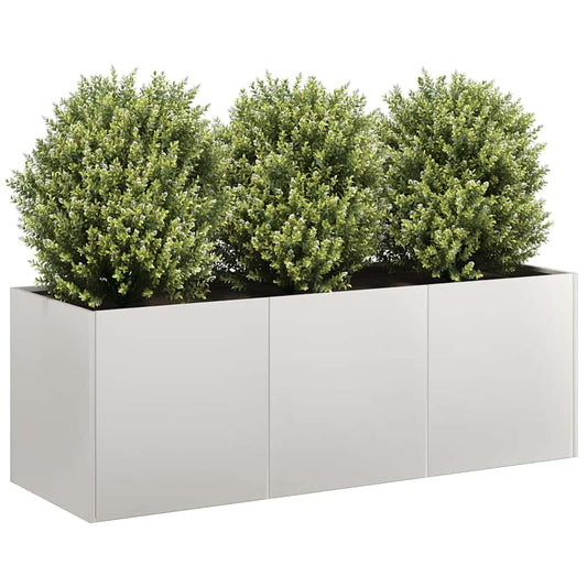 vidaXL Planter 120x40x40 cm Stainless Steel