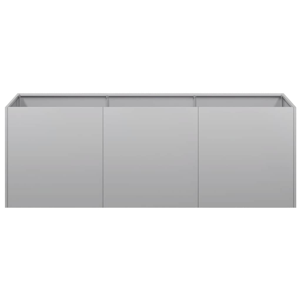 vidaXL Planter 120x40x40 cm Galvanised Steel