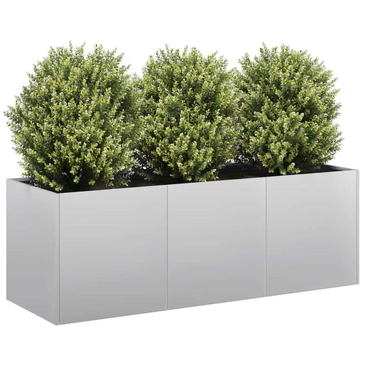 vidaXL Planter 120x40x40 cm Galvanised Steel