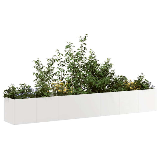 vidaXL Planter 280x40x40 cm Stainless Steel