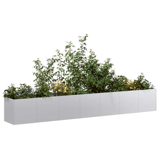 vidaXL Planter 280x40x40 cm Galvanised Steel