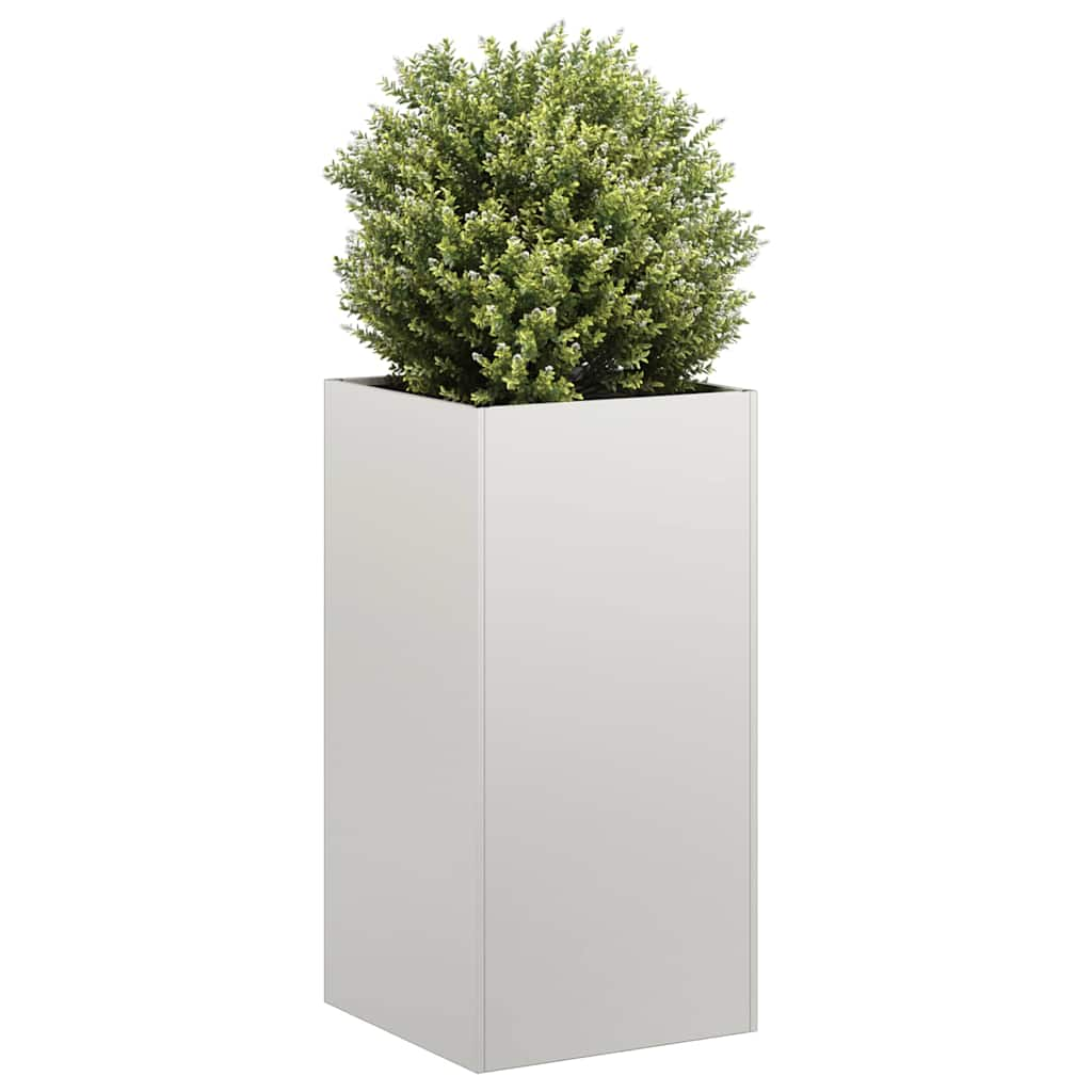 vidaXL Planter 40x40x80 cm Stainless Steel