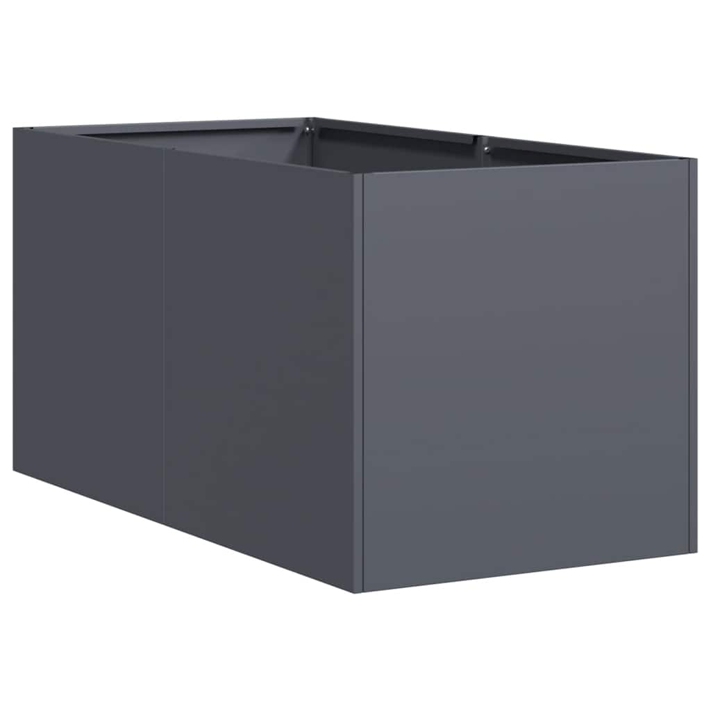 vidaXL Planter Anthracite 40x80x40 cm Cold-rolled Steel