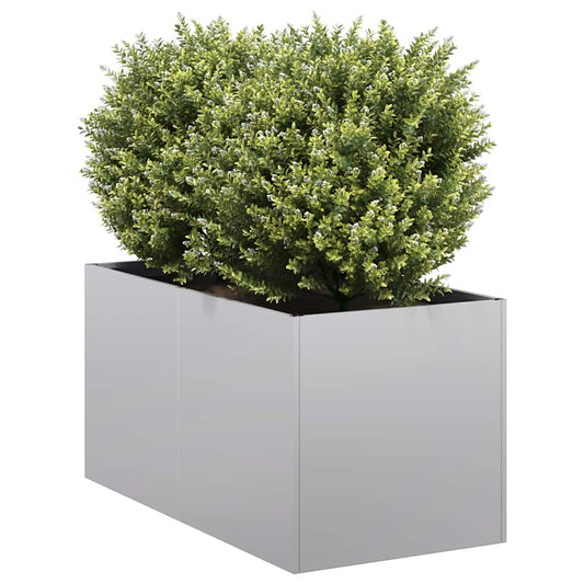 vidaXL Planter 40x80x40 cm Galvanised Steel