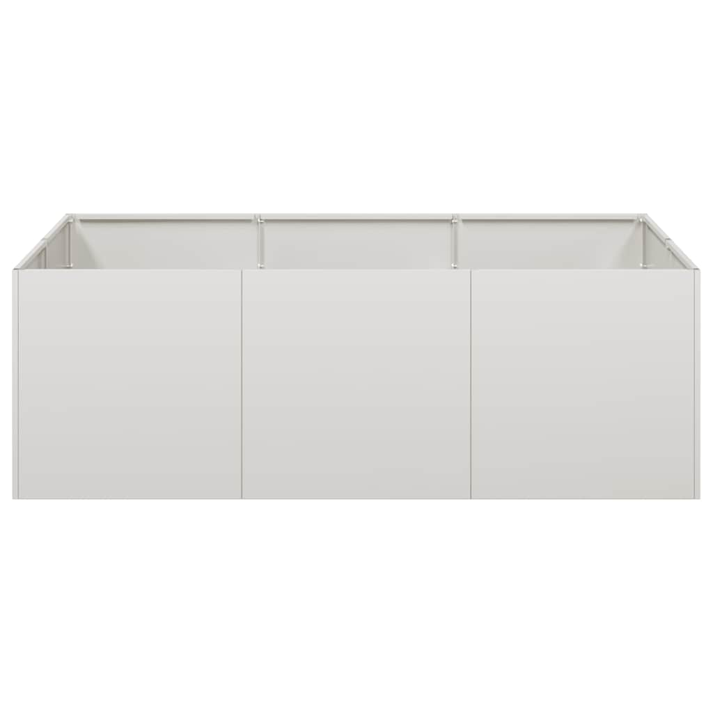 vidaXL Planter 120x80x40 cm Stainless Steel