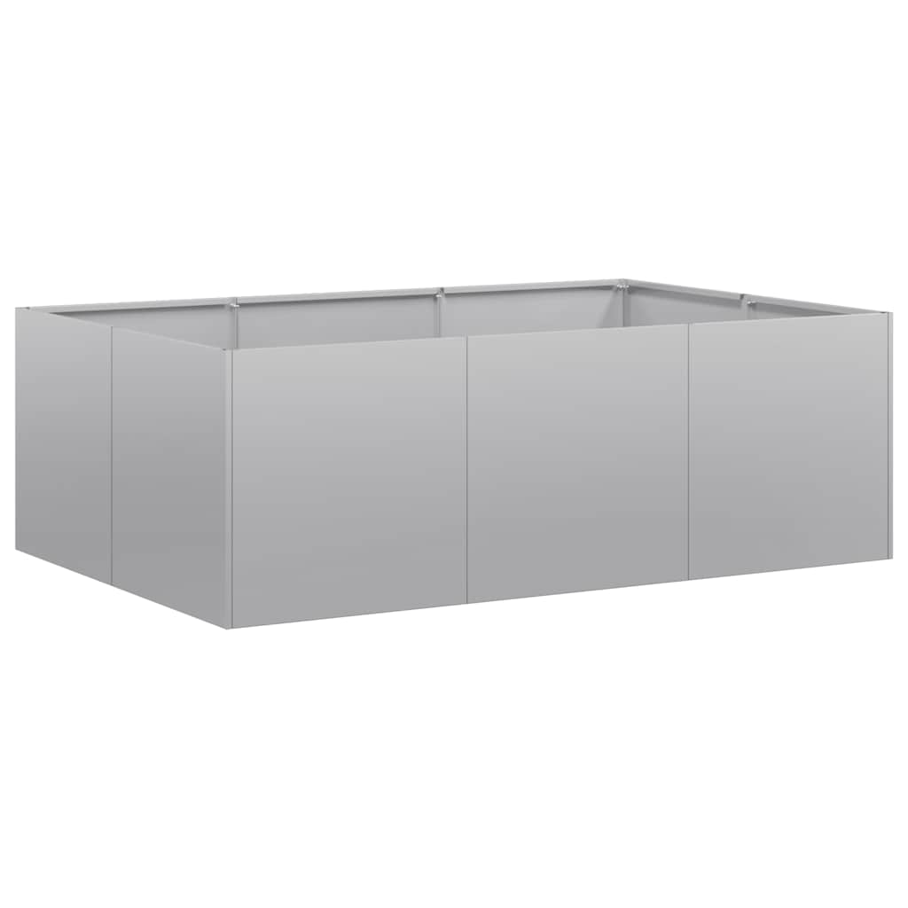 vidaXL Planter 120x80x40 cm Galvanised Steel