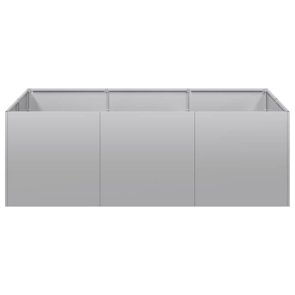 vidaXL Planter 120x80x40 cm Galvanised Steel