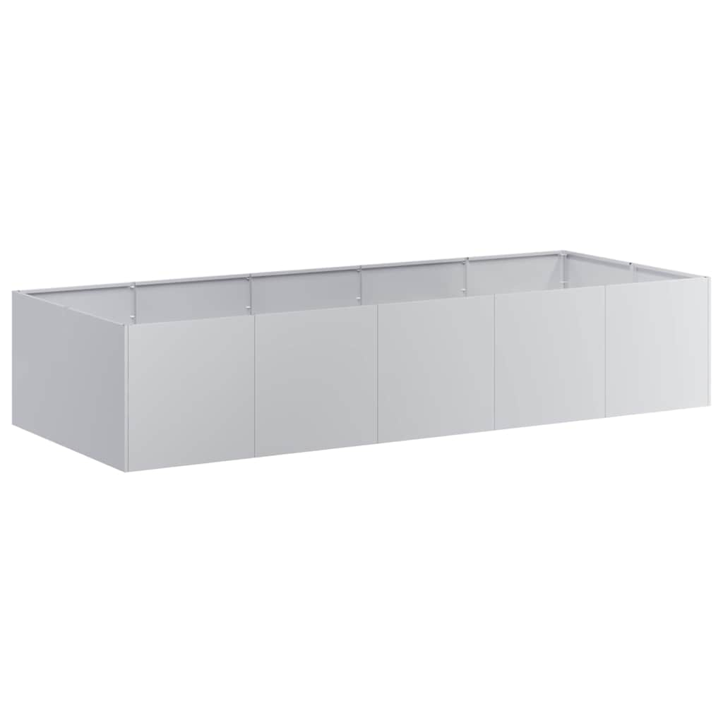 vidaXL Planter 200x80x40 cm Galvanised Steel