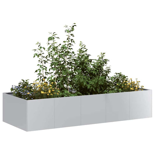 vidaXL Planter 200x80x40 cm Galvanised Steel