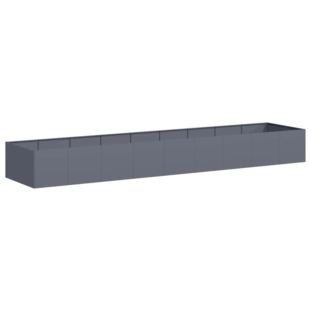 vidaXL Planter Anthracite 360x80x40 cm Steel