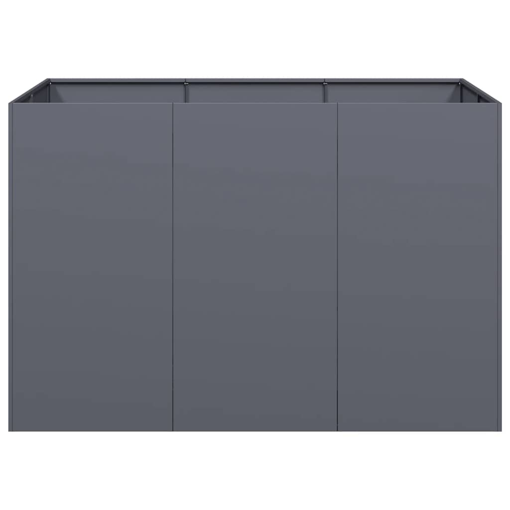 vidaXL Planter Anthracite 120x80x80 cm Steel